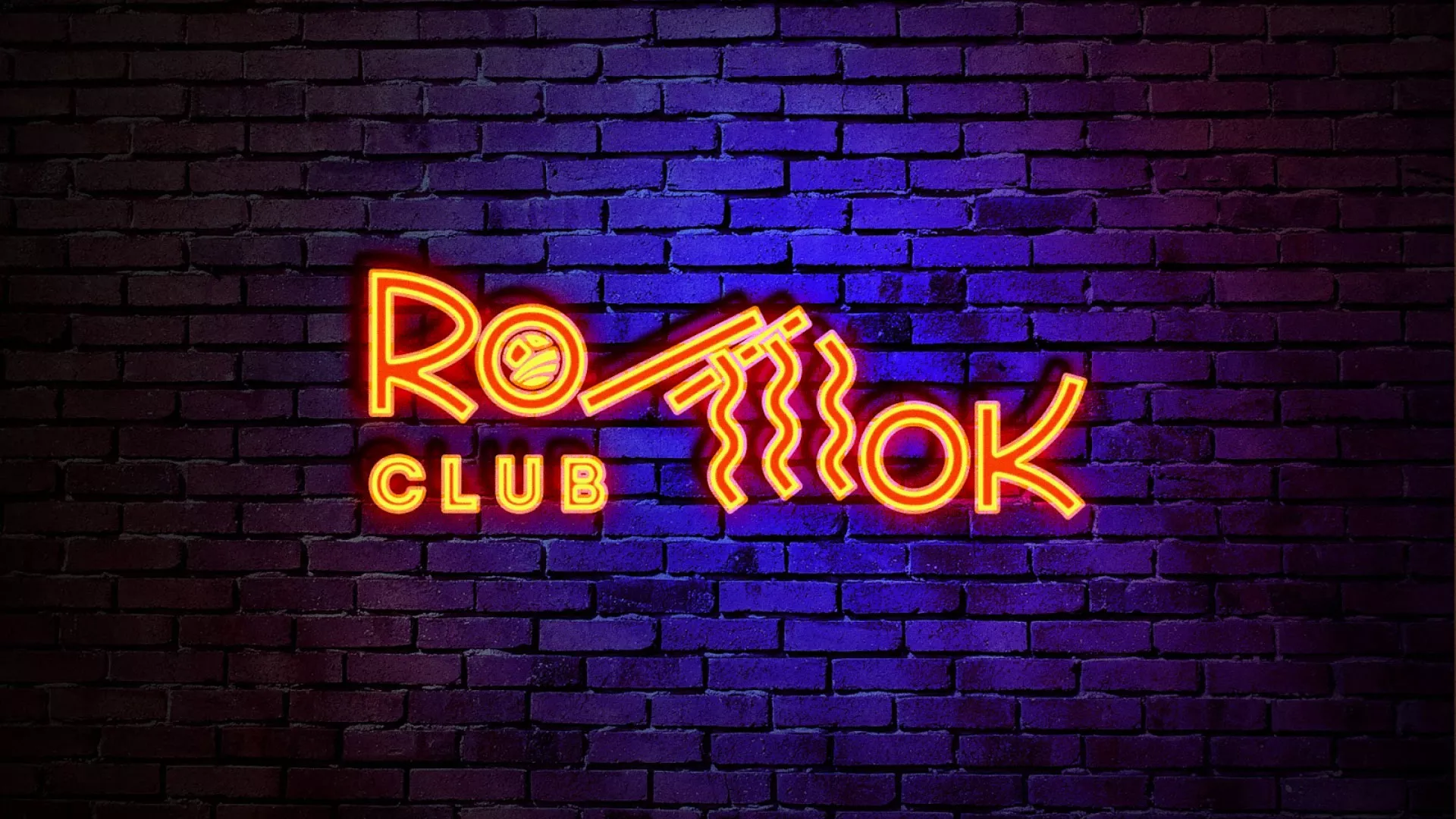Разработка интерьерной вывески суши-бара «Roll Wok Club» в Смоленске